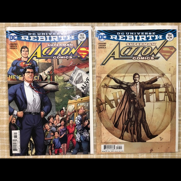 19 DC Universe Rebirth Superman Action Comics - Picture 5 of 11